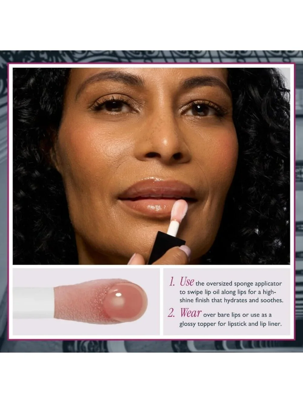 Hydrating Glossy Lip Oil - Fine Shine, Spiced Chai, Pink Prosecco, Rose Garden